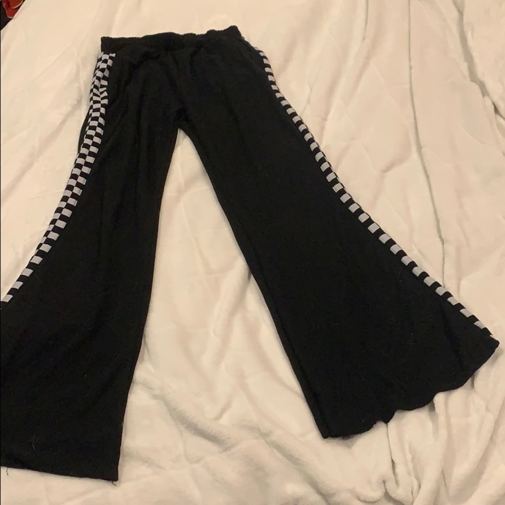 Checker sweatpants